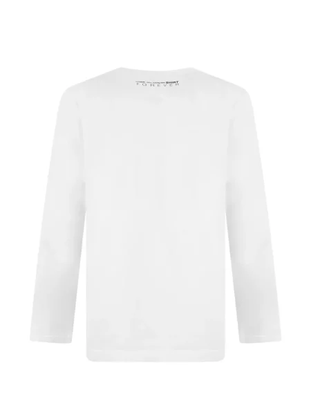 Lung tricou Comme Des Garçons Shirt alb