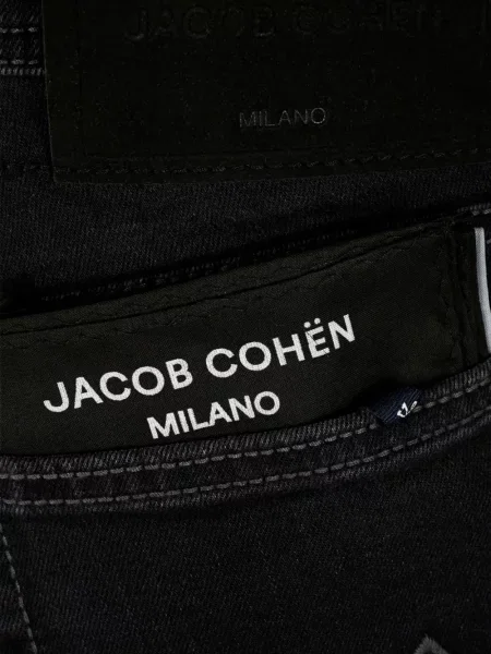Blugi Jacob Cohën cu 5 buzunare negru