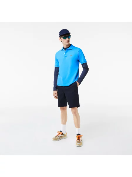 Lacoste поло синє