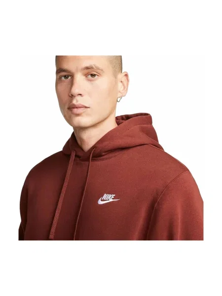 Hanorac din fleece Nike din fleece roșu