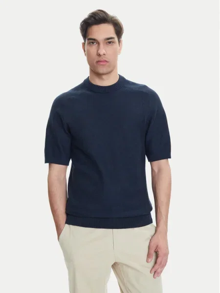 BOSS Pulover Kencel Bleumarin