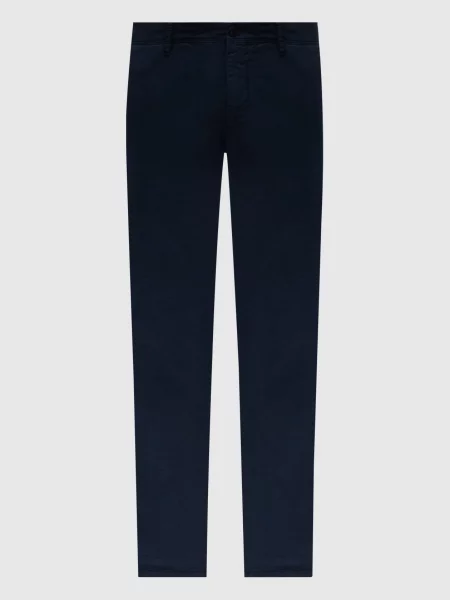 Штани з вишивкою логотипа Incotex сині