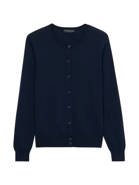 Cardigan Brooks Brothers cu nervuri albastru