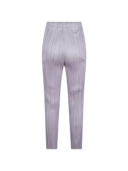 Nohavice Pleats Please Issey Miyake fialová