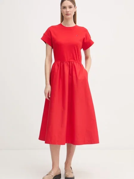 Tommy Hilfiger sukienka czerwona