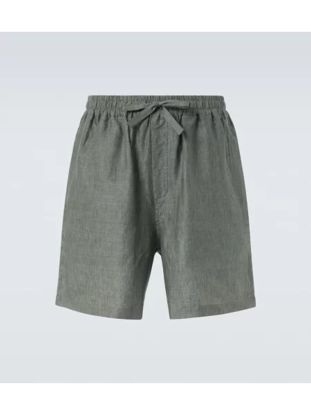 Lanene kratke hlače Saman Amel zelena