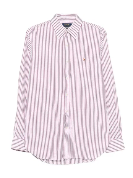 Cămașă Polo Ralph Lauren cu dungi alb