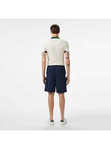 Lacoste Szorty Relaxed Fit granatowe