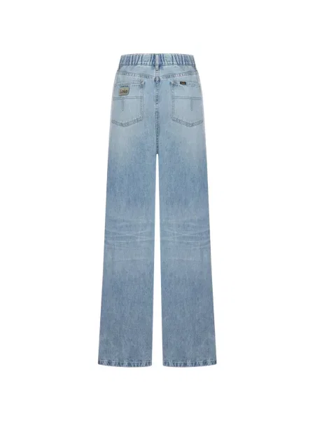 Blugi cu picior larg Iois albastru