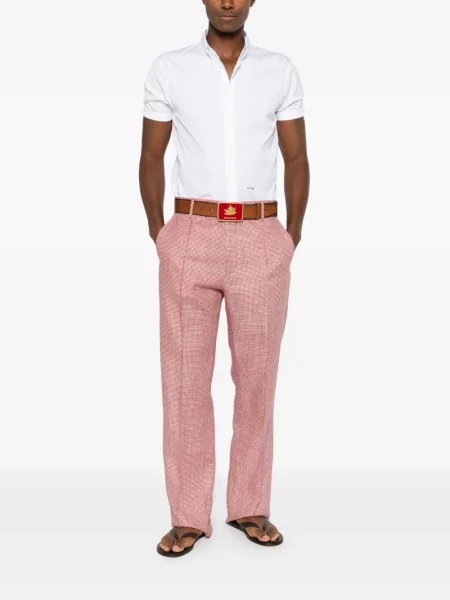 Pantaloni Dsquared2 cu model pepito roșu