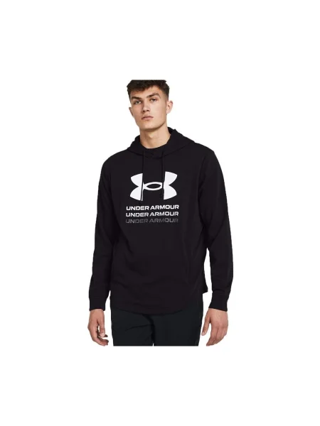 Geacă Under Armour din material terry negru