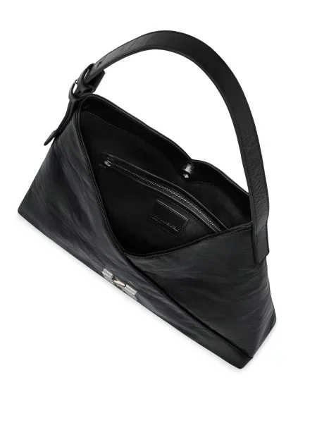 KARL LAGERFELD JEANS Vrečasta torba Geo Hochglänzende Tote Bag črna