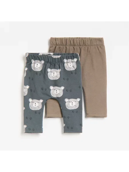 Reserved tartalmú leggings 2 pack barna