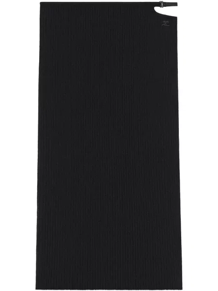 Spódnica Courreges na rzep niebieska