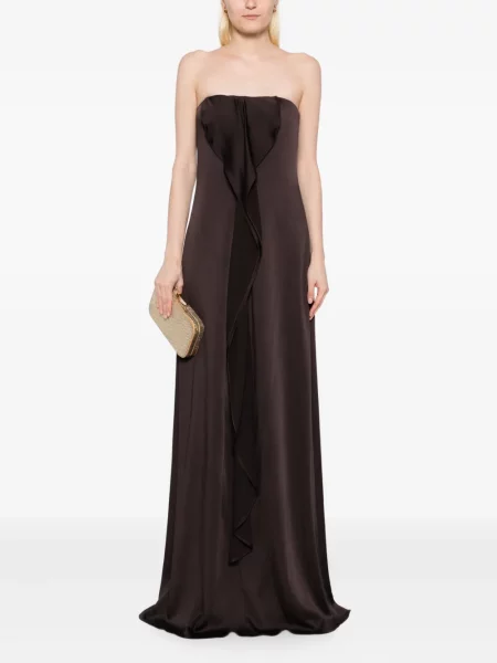 Rochie Amsale de costum maro