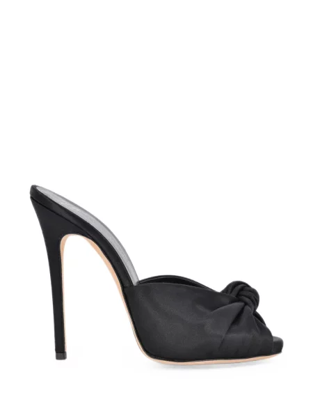Sandale Giuseppe Zanotti din satin negru