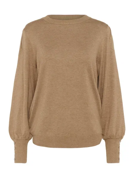 Kaffe Pulover Lizza amestecat maro