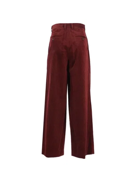 Pantaloni 's Max Mara de catifea cord roșu