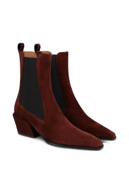 Botine chelsea Paris Texas roșu