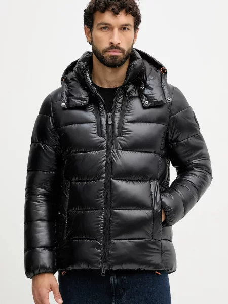 Save The Duck rövid kabát CAMPBELL téli fekete