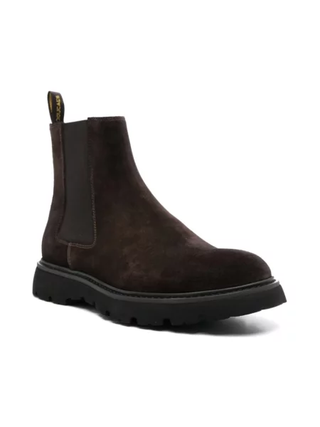 Buty do kostki Doucal's skórzane brązowe