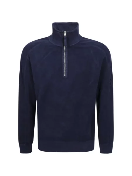 Pulover C.p. Company din fleece albastru