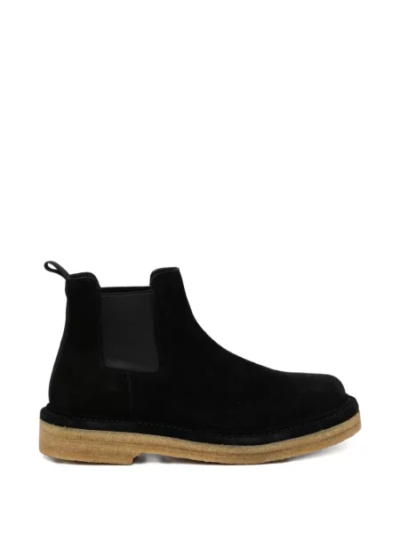 Botine chelsea James Perse din piele de căprioară negru