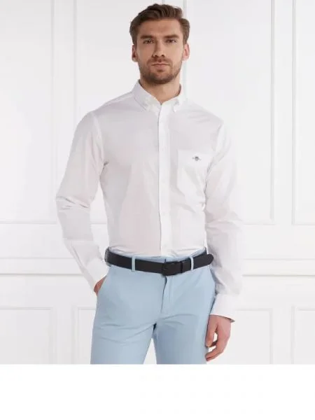 Gant Cămașă POPLIN alb