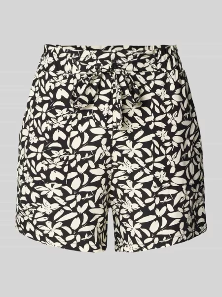 Szorty z elastycznym pasem Zabaione czarne