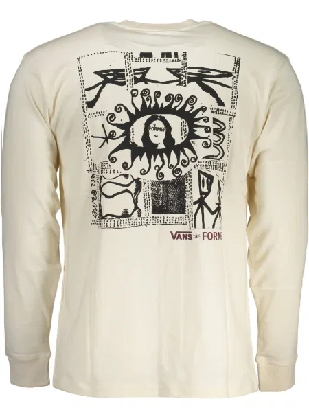 Tricou mânecă lungă Vans alb