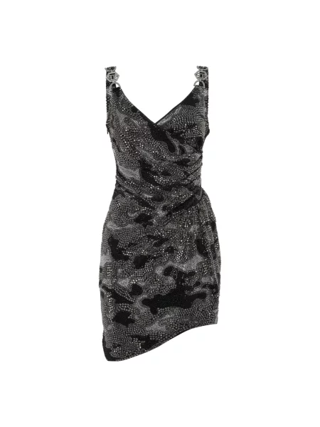 Krótka sukienka Philipp Plein czarna