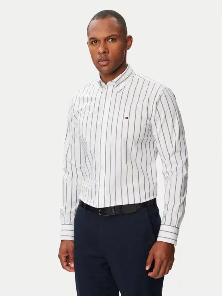 Tommy Hilfiger Cămașă Performance deschis albastru