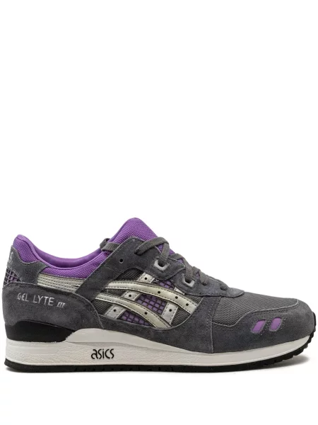 Sneakerși Asics Gel-Lyte din piele de căprioară gri