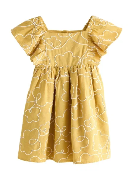 Next Rochie galben deschis alb