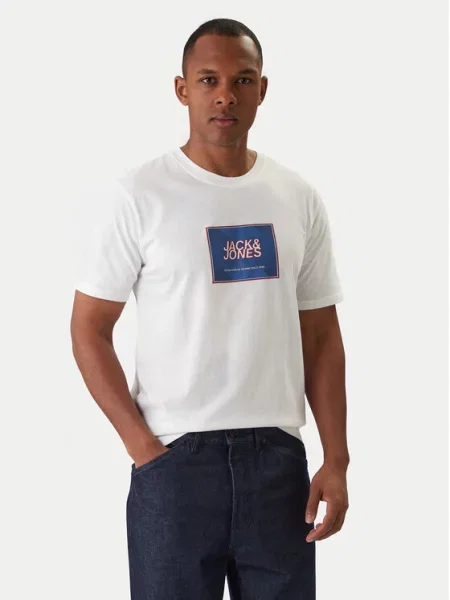 Jack & Jones Majica Jjrain Tee Ss Crew Neck bela