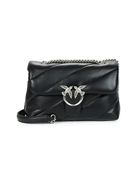 Klasična crossbody torbica Pinko črna