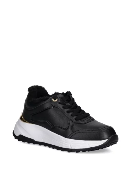 Sneakerși Guess cu platformă negru