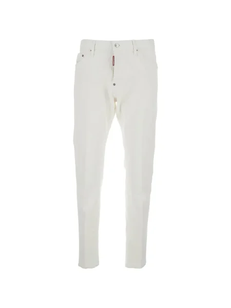 Traperice Dsquared2 dizajn s pet džepova bijela