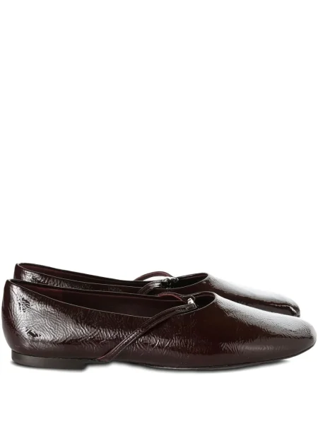 Balerini Tory Burch din piele maro