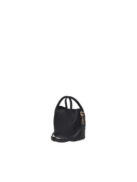 Torebka Love Moschino skórzana czarna
