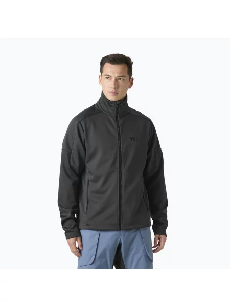 Férfi pulóver Helly Hansen Hp Fleece ebony. Méret: XL szürke