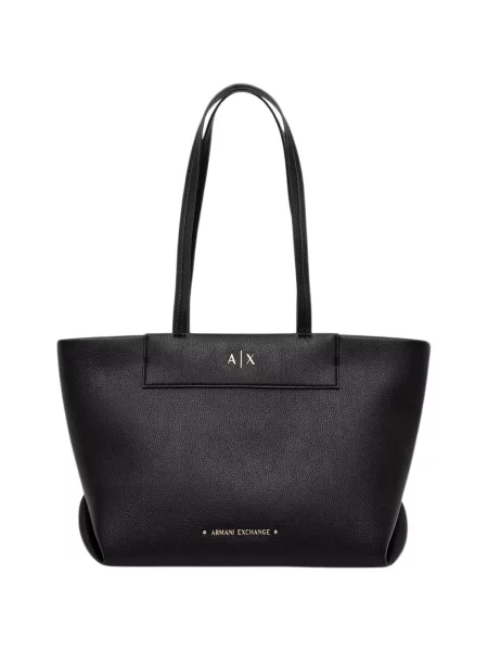 Geantă shopper Armani Exchange negru