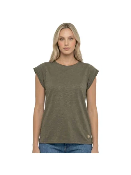 Scurt tricou Leone 1947 cu mâneci scurte verde