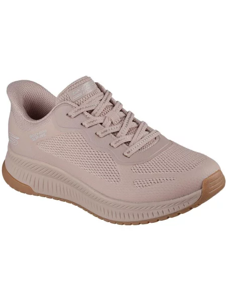 Buty sportowe Skechers Bobs Squad 4 Stapl różowe