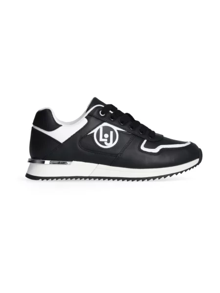 Sneakersy Liu Jo skórzane czarne