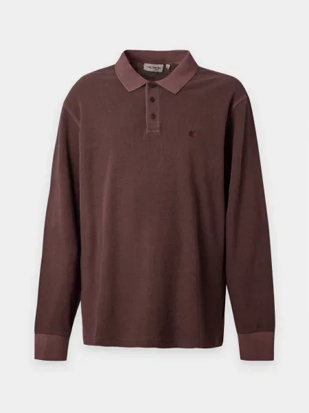 Carhartt WIP Tricou burgundy roșu