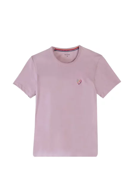Tricou Paul Smith cu motiv cu inimi roz
