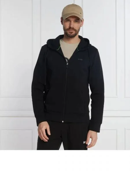 BOSS GREEN Hanorac Saggy negru