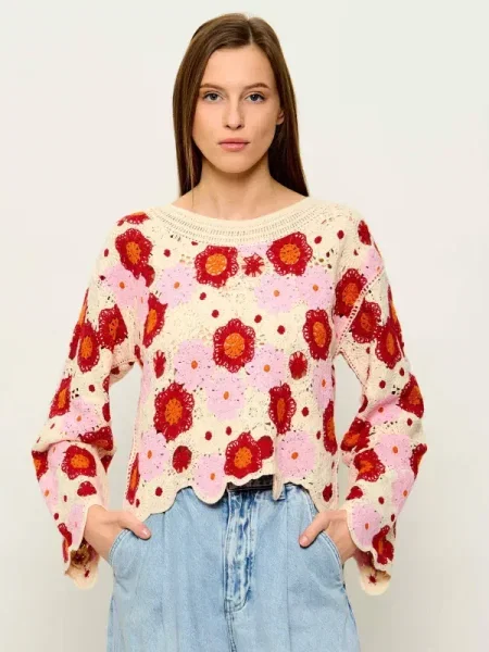 Pulover Desigual bej
