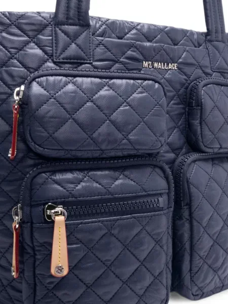 Matlasat geantă shopper Mz Wallace albastru